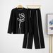 Women's Fashionable Loose Fit Two Piece Suit Cross Border Style for Spring Autumn 2024 Chic Casual Solid Color Set_ecoleips.com
