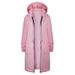 Women's Clothing Autumn And Winter Women's Clothing Mid Length Hooded Long Sleeved Sweatshirt Women's Winter Coat_ecoleips.com