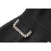 Women's Clothing Women's Style High Neck Beaded Dress Elegant Slim Fit Waist Cinching Style Spring For Formal & Casual_ecoleips.com