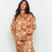 New Women's Hooded Sweater, Tie-dye Small Daisy Jacket_ecoleips.com