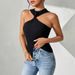 Women's Clothing Sexy Design Twisted Halter Neck Slimming And Body Shaping Party Sexy Vest Tube Top_ecoleips.com