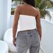 Women's Plus Size Sexy Strapless Basic Tank Top, Fashionable Solid Color Elastic Slim-Fit Tube Top_ecoleips.com