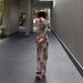 26 Summer Deep V Bias-Cut Bohemian Style Sleeve Slim Fit Printed Women's Two-Piece Long Dress_ecoleips.com