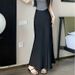 Elegant Acetate Satin Maxi Skirt – High-Waisted Mermaid Hem With Hidden Zipper (S/M/L/XL/2XL)_ecoleips.com