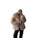 Women's Clothing Luxury Faux Fur Coat Women's Winter Fashion Collar Fluffy Eco-Friendly Fox Fur-Like Jacket For Wholesale_ecoleips.com