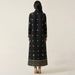 Middle Eastern Saudi Arabia Clothing, Dubai, Indonesia, Long-sleeved Cardigan, Long Robe, Pleated Plus-size Dress For_ecoleips.com