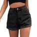Women's Loose Wide Leg Pants Denim Shorts Style Spring Summer NewClothing_ecoleips.com