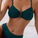 Women's Clothing Bikini Swimsuit Women's Sexy Hot Girl High Waist Solid Color Swimsuit Split Swimsuit_ecoleips.com