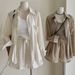 Korean Style Summer Linen Blend 3-Piece Set - Overshirt + Camisole + High-Waist Shorts_ecoleips.com