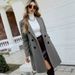 Popular Autumn Winter Long-sleeve Blazer-style Double-breasted Double-sided Woolen Coat With Lining For Women On Wish_ecoleips.com
