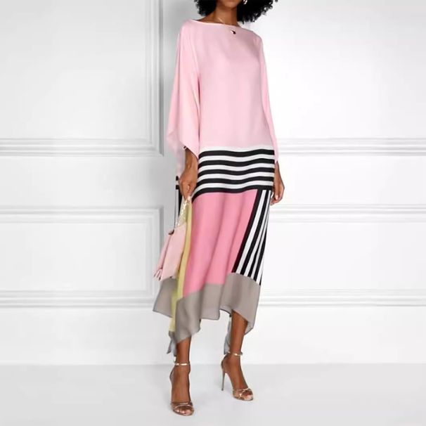 European American New Summer And Autumn Women's Fashion Comfortable Fashionable Solid Color Printed Casual_ecoleips.com