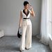 Temperament Elegant Wind Tube Top Straight Trousers Women's Suit Women's Vest Suit_ecoleips.com