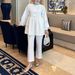 Elegant Two-Piece Set for Muslim Women Long Sleeve Blouse with Pleated Skirt Modest Autumn Winter Clothing_ecoleips.com