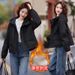 girl Girl New Winter Versatile Cotton Jacket Fleece Warm Parka_ecoleips.com