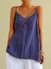 K Strap Vest Women's New Loose Inner Sleeveless Versatile Base Top. No Accessories_ecoleips.com