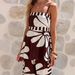 Women's Linen Printed Camisole Top And Loose Casual Wide Leg Pants Set American Style_ecoleips.com