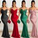 Women's Clothing Solid color sexy halter wrap breast halter strap sheath long dress_ecoleips.com