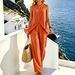 2026 Women's Two Piece Set European And American Style Sleeveless Pullover Round Neck Loose Irregular Top And Pants Ensemble_ecoleips.com
