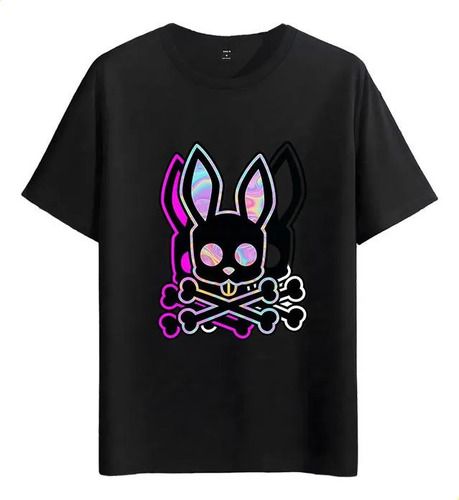 Women's T-Shirts Tshirt Muscle Freaks Bunny Bones Estilo Urbano Bad Rabbit_ecoleips.com