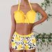 Women's Sexy Bikini Swimsuit Set - High Waist Bottom & Push-Up Top - Quick Dry Fabric For Swimming & Beach Vacation_ecoleips.com