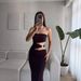 Women Sexy Pure Desire Vacation Style Hollow Out Slimming Tube Top Hip Wrap Dress Women's Summer Hollow Out Bodycon Vacation Dress_ecoleips.com