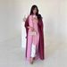 Women's Clothing Modest Abaya Dress Women's Pleated Spring Abaya Muslim Clothing Arabian Lady Batwing Sleeve Dubai Robe_ecoleips.com
