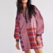 Casual High Street Button Short Dresses Vintage Striped Printed Summer Dress New Women's Lapel Half Sleeved Loose Dress Vestidos_ecoleips.com