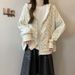Real Shot Of Cotton Floral Print Sweatshirt For Women, Spring And Autumn Thin Style, New Loose Fit, Casual Versatile_ecoleips.com