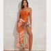 Women's Clothing Slimming Printed Swimsuit Tummy Control Fashionable Hot Spring Summer Sexy Swimwear Sun Protective One-Piece_ecoleips.com