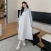 Autumn New Korean Fashion Lace Strap 2-Piece Maternity Dress_ecoleips.com