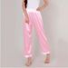 Home Pajama Pants 2025 Spring Summer New Faux Silk Women's Pajama Bottoms Pyjama Trousers Lounge Pants Plus Size S-XXXL Q336_ecoleips.com
