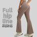 High-Waisted Yoga Pants For Women Hip Lifting Wide Leg Slightly Flared Nude Feel Fitness Pilates Sports Flared Pants_ecoleips.com
