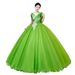Green Tutu Dress New Style For Women Student Art Exams Solo Singing Hosting Performance Costume Bel Canto Dress_ecoleips.com