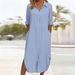 2026 European And American Cross-border Independent Station Long-sleeve Casual Cotton-linen Style_ecoleips.com
