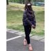 girl Black Short For Petite Women 2023 Winter New Korean Style Thick Loose Cotton Coat Puffer Jacket_ecoleips.com