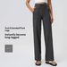 Evrlue's New Double 6 Zero Feel Waist Cinching Drawstring Wide Leg Pants, Large Pockets, Versatile Fitness And Sports Pants For Women_ecoleips.com
