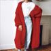 Oversized Longline Cardigan – Chunky Knit Open Front Coat With Crochet Detail (S-3XL, 10 Colors)_ecoleips.com