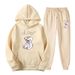 Lil Peep Bear Sportswear Men's Hoodies And Sweatpants Set Autumn Winter Comfortable Streetwear Clothing_ecoleips.com