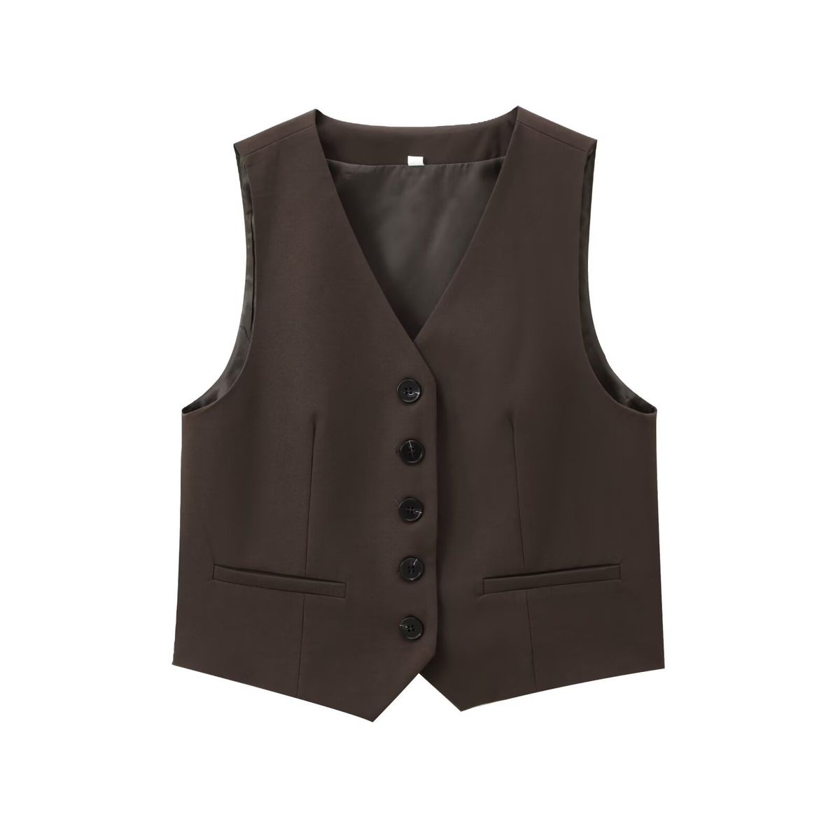 Women's Spring Fashion Vest & Shorts Set – French Style 3D Print Streetwear, Sleeveless Layered Outfit In Grey/Black/Pink/Brown_ecoleips.com