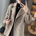 2025 Autumn/Winter Women's Short Woolen Coat For Petite Figures, Loose Fit, Off-Season Blazer With Suit Collar, Trendy_ecoleips.com