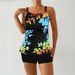 Fashionable Plus Size Tankini Swimsuit For Women - Floral Print, Comfortable & Stylish Two-Piece Swimwear_ecoleips.com
