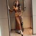 Voya 2026 Women's super Popular Spring Outfit, A Complete Set Of Elegant Classy, Light , High-end Gray Suit And Skirt Formal_ecoleips.com
