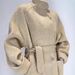 New Double-sided Wool Coat, Medium And Long Stand-up Collar Thickened Lace-up Large Pocket Wool Double-sided Coat For Women_ecoleips.com