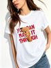 Women Cute Peeking Bear Graphic T-Shirt Positive Letter Print Round Neck Short Sleeve Casual Loose Streetwear Summer Tops_ecoleips.com