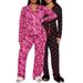 Women's Clothing Spring Casual Printed Home Long Sleeved Trousers Single Breasted Suit_ecoleips.com
