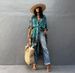 Rayon Tie Dyed Sunscreen Cardigan Beach Holiday Dress Bikini Outer Cover Swimsuit Female Sunscreen Clothing Cross Border 5D69_ecoleips.com