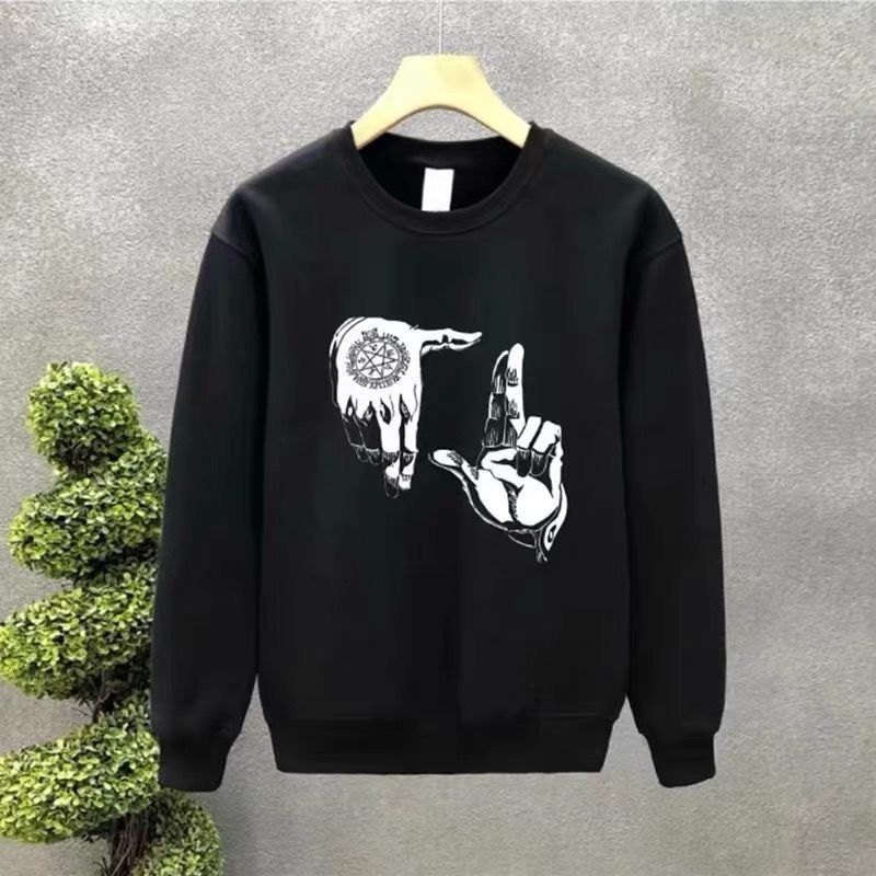 FW25 Matching Couple Cotton Crew Neck Sweatshirt - His & Hers_ecoleips.com