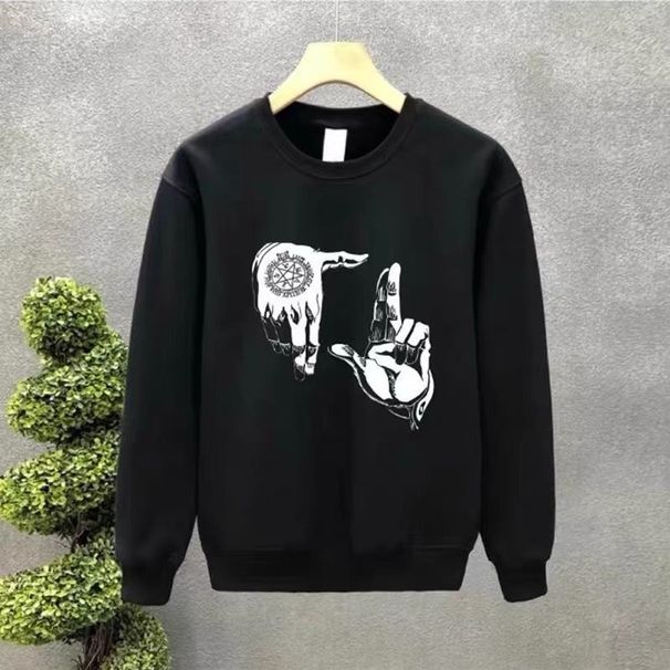 FW25 Matching Couple Cotton Crew Neck Sweatshirt - His & Hers_ecoleips.com