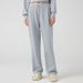 Women's Autumn/Winter High Waisted Casual Wide Leg Pants, Fashionable And Versatile, Elastic Drawstring Long Pants, Loose Fit Sports Sweatpants DAW167_ecoleips.com