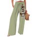 Aria Basics 2025 New Cross-Border Model: European And American Street Style Plus Size Casual Pants, Wide-Leg Sports_ecoleips.com